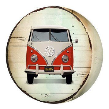 Круглая подушка пуф &laquo;Volkswagen&raquo; 35х7,5 см PP_15M089 фото