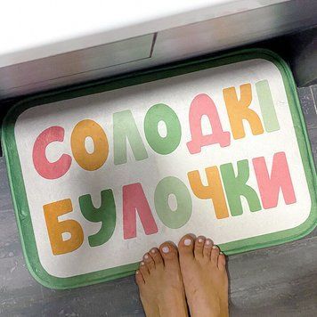 Килимок для ванної кімнати Солодкі булочки&raquo; 58х38 см (VAN_24F067) VAN_24F067 фото