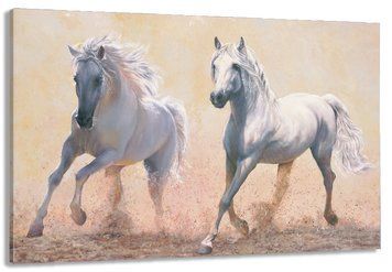 Картина на стену в гостиную / спальню Пара Коней MLP_258 ((60х100см) з лаковим покриттям) с лаковым покрытием MLP_258_60х100см фото