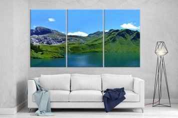 Модульна картина DK Озеро в горах 159x99 см (XL94) XL94 фото