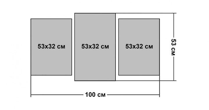 Модульна картина DK Місто 100х53 см (M3-t147) M3-t147 фото