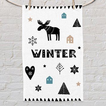 Полотенце мини &laquo;Winter&raquo; 80х50 см (PLM_22NG012) PLM_22NG012 фото