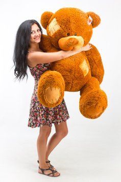 Плюшевый мишка Гриша мандариновый 150 см tedy_boom_91 фото