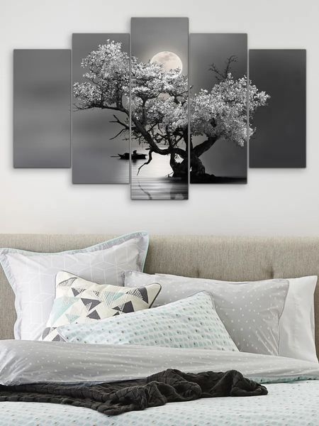 Модульна картина DK Чорно-біла ніч 80x125 см (MK50064) MK50064 фото