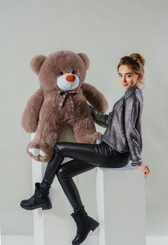 Плюшевый мишка Веня шоколадный 140 см tedy_boom_142 фото