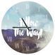 Настінний годинник &laquo;Follow the way!&raquo; 36 см CHR_P_TFL045 фото 2