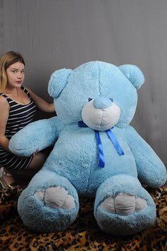 Плюшевый мишка Веня голубой 200 см tedy_boom_148 фото