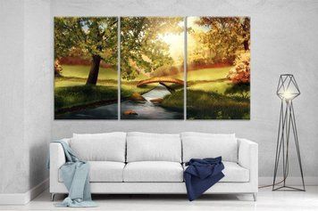 Модульна картина DK Місток 159x99 см (XL2) XL2 фото