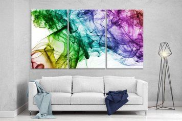 Модульна картина DK Кольоровий дим 159x99 см (XL8) XL8 фото