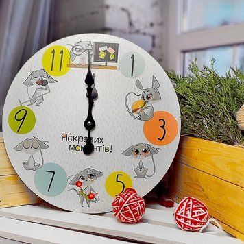 Настінний годинник &laquo;Яскраві моменти!&raquo; 36 см CHR_P_20NG002 фото
