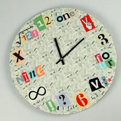 Настінний годинник &laquo;Математика&raquo; 36 см (CHR_P_15M014) CHR_P_15M014 фото