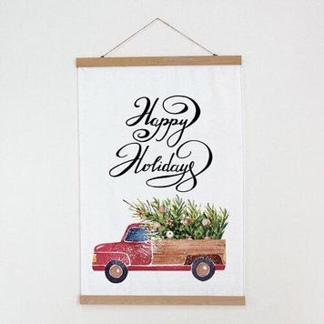 Тканинний постер, плакат &laquo;Happy Holydays&raquo; 60х93 см (TPSR_23NY003) TPSR_23NY003 фото