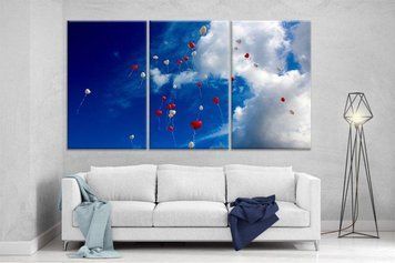 Модульна картина DK Кохання у повітрі 159x99 см (XL13) XL13 фото