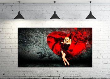 Картина на стіну DK Red 50х100 см (DKP50100-l549) DKP50100-l549 фото