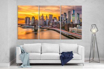 Модульна картина DK Місто 159x99 см (XL80) XL80 фото